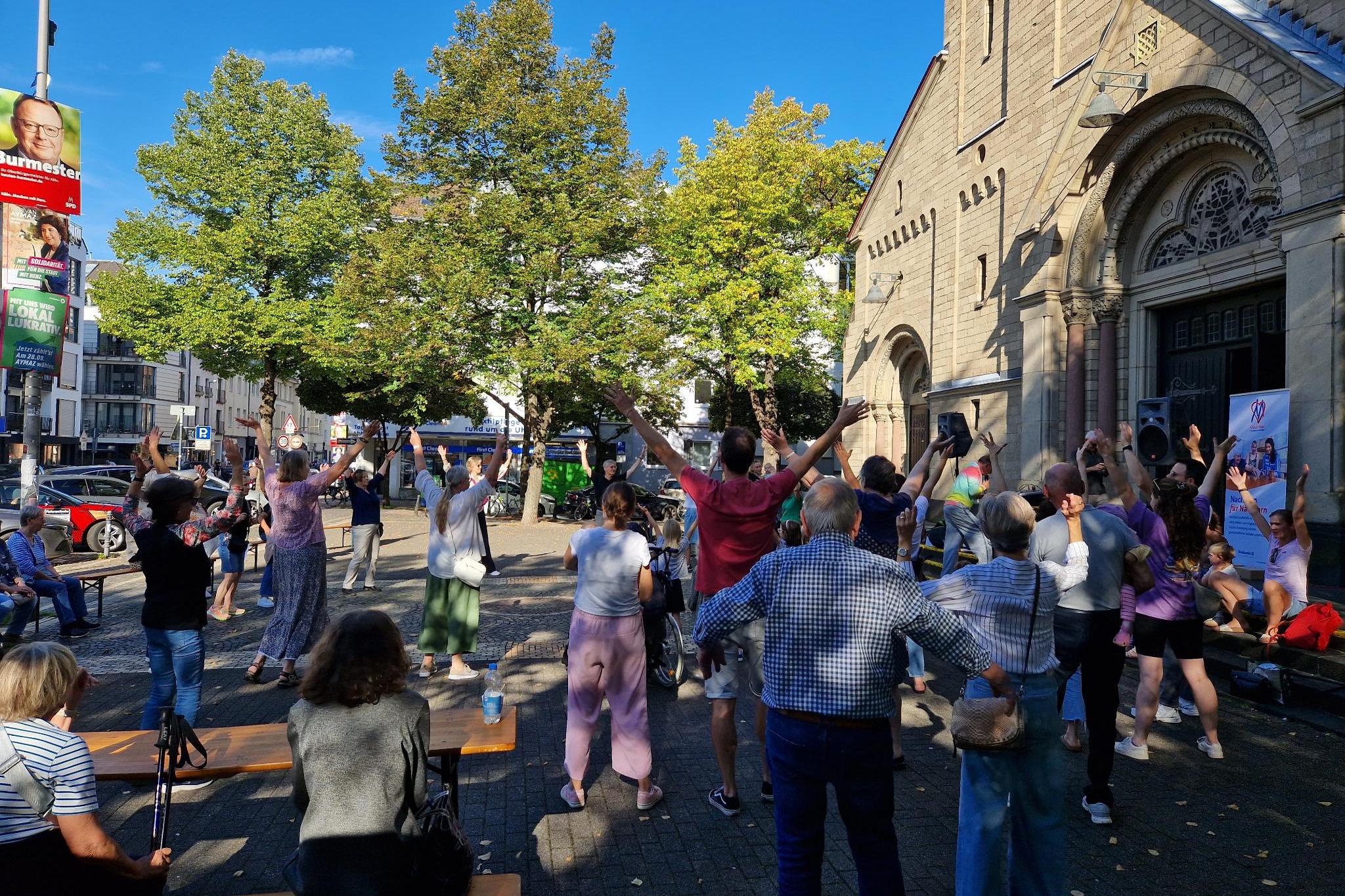 Tanz auf dem Nikolausplatz